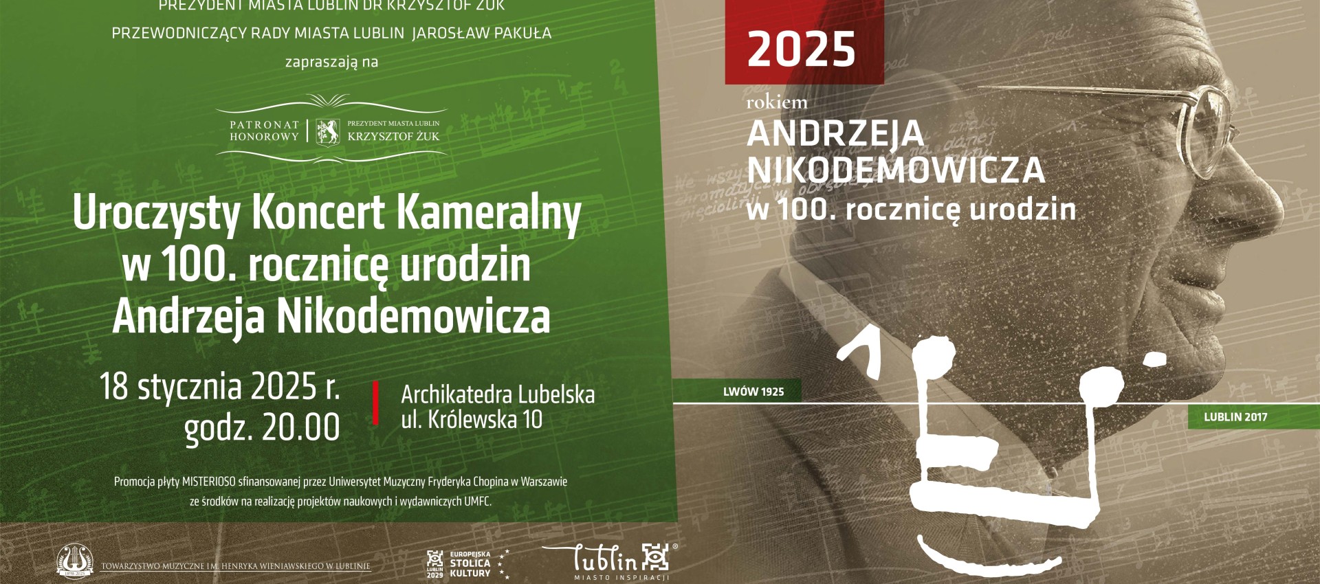 Lublin świętuje Rok Andrzeja Nikodemowicza: Koncert w Archikatedrze na rozpoczęcie obchodów